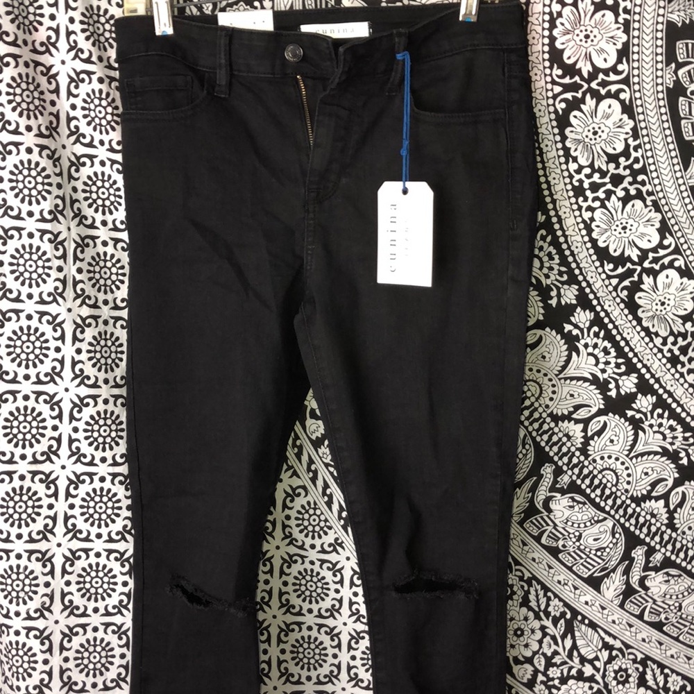 Fashion Nova Black Widow High Rise Skinny Jeans